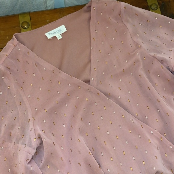 ‘Dusty Pink’ Blouse Bodysuit by Peach Love California - Picture 10 of 11